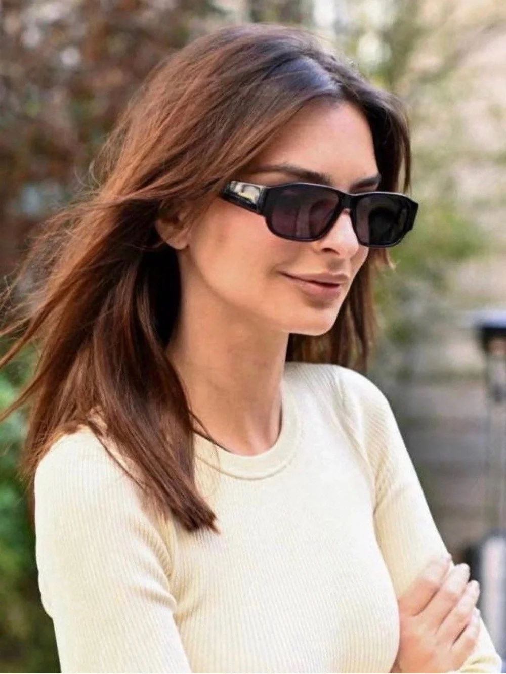 Salvatore Ferragamo Black Women's Rectangle Sunglasses